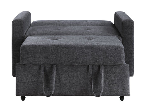 Noah Gray Convertible Sleeper Chair-and-a-Half from Steve Silver - Luna Furniture