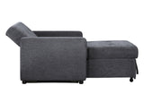 Noah Gray Convertible Sleeper Chair-and-a-Half from Steve Silver - Luna Furniture
