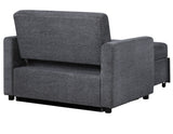 Noah Gray Convertible Sleeper Chair-and-a-Half from Steve Silver - Luna Furniture