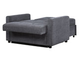 Noah Gray Convertible Sleeper Chair-and-a-Half from Steve Silver - Luna Furniture