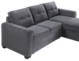 Noah Flippable, Convertible Storage Sleeper Chofa, Gray from Steve Silver - Luna Furniture