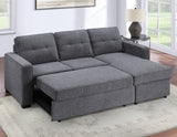 Noah Flippable, Convertible Storage Sleeper Chofa, Gray from Steve Silver - Luna Furniture