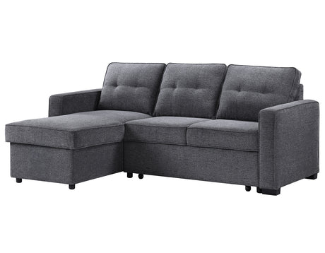 Noah Flippable, Convertible Storage Sleeper Chofa, Gray from Steve Silver - Luna Furniture
