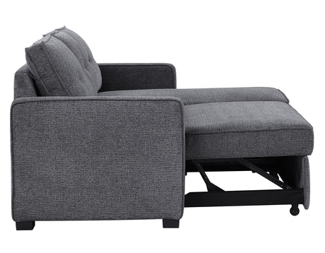 Noah Flippable, Convertible Storage Sleeper Chofa, Gray from Steve Silver - Luna Furniture