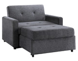 Noah Gray Convertible Sleeper Chair-and-a-Half from Steve Silver - Luna Furniture
