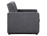 Noah Gray Convertible Sleeper Chair-and-a-Half from Steve Silver - Luna Furniture