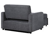 Noah Gray Convertible Sleeper Chair-and-a-Half from Steve Silver - Luna Furniture
