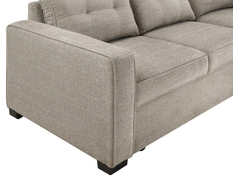 Noah Flippable, Convertible Storage Sleeper Chofa, Tan from Steve Silver - Luna Furniture