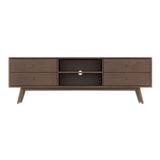 Caroline Mid-Century Modern Style Walnut TV Stand Up To 72" from Ashcroft Furniture - Luna Furniture