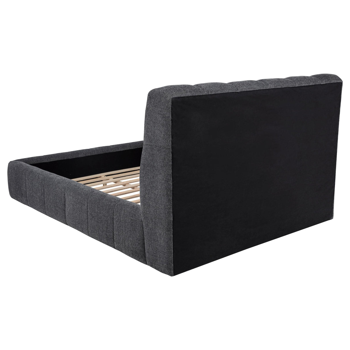 Nollet Gray 48-inch Upholstered Queen Panel Platform Bed from Coaster - Luna Furniture