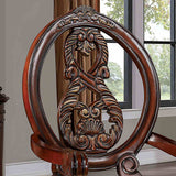 Normandy Brown Cherry 9-Piece Dining Room Set from Furniture of America - Luna Furniture