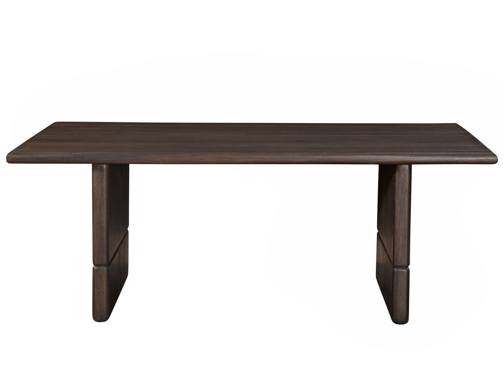 Norvell Dark Espresso Solid Wood 78″ Dining Table – Luna Furniture