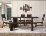 Norvell Dark Espresso Solid Wood 78″ Dining Table from Steve Silver - Luna Furniture