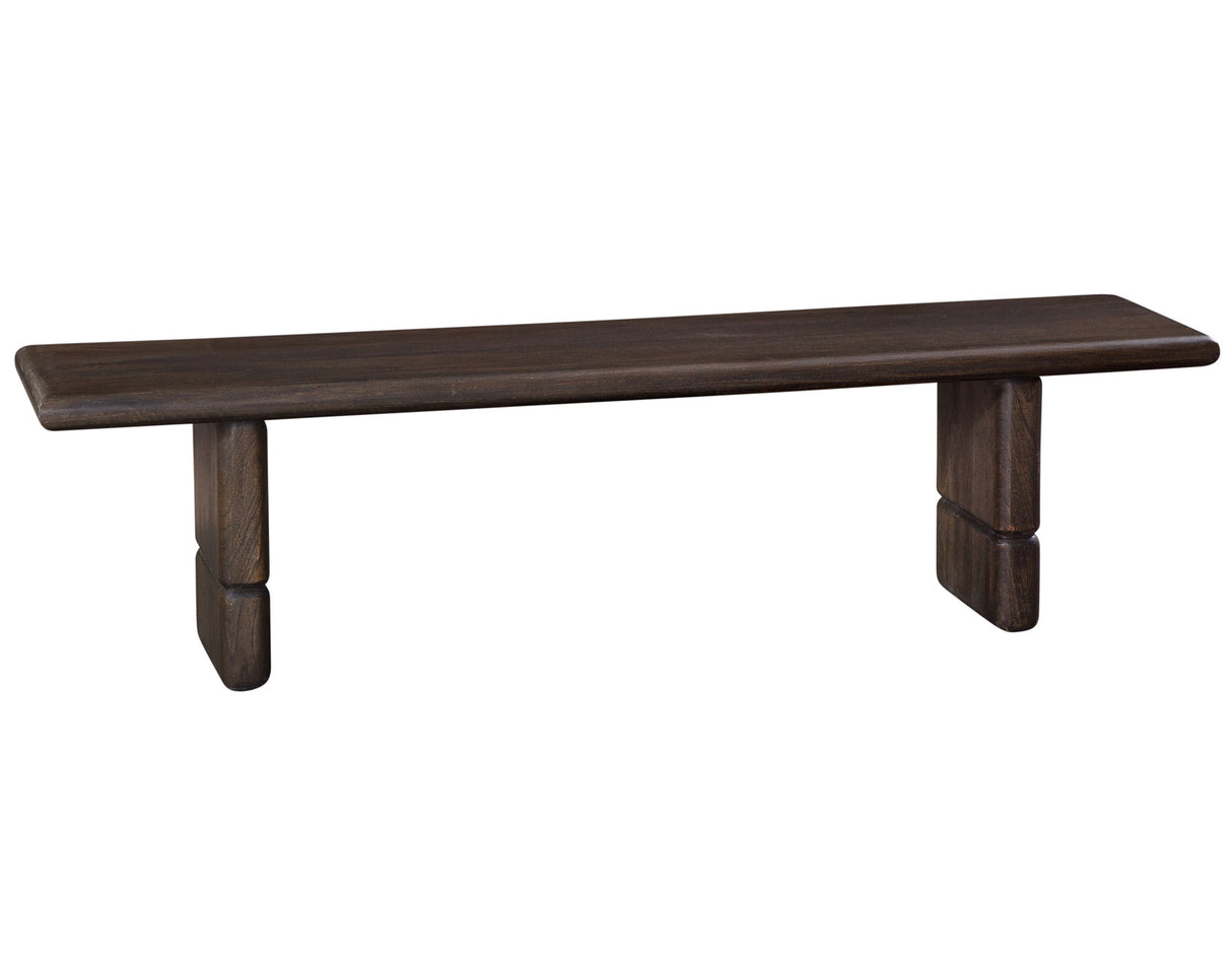 Norvell Dark Espresso Solid Wood Bench from Steve Silver - Luna Furniture