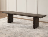Norvell Dark Espresso Solid Wood Bench from Steve Silver - Luna Furniture