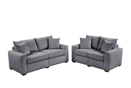 Norvix Charcoal Living Room Set from Happy Homes - Luna Furniture
