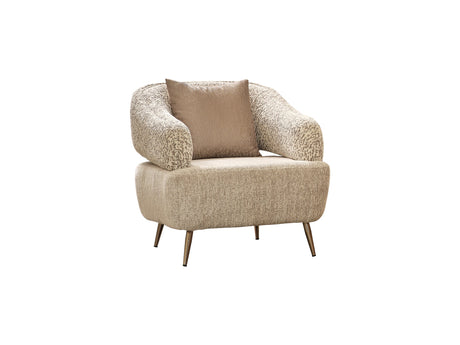 Nova Chair in Cream from Furnia - Luna Furniture