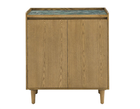 Novato Light Chestnut Sintered Stone Cabinet from Steve Silver - Luna Furniture