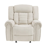 Nutmeg Beige Glider Reclining Chair from Homelegance - Luna Furniture