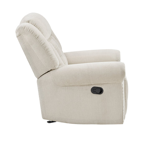 Nutmeg Beige Glider Reclining Chair from Homelegance - Luna Furniture
