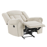 Nutmeg Beige Glider Reclining Chair from Homelegance - Luna Furniture
