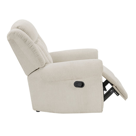 Nutmeg Beige Glider Reclining Chair from Homelegance - Luna Furniture