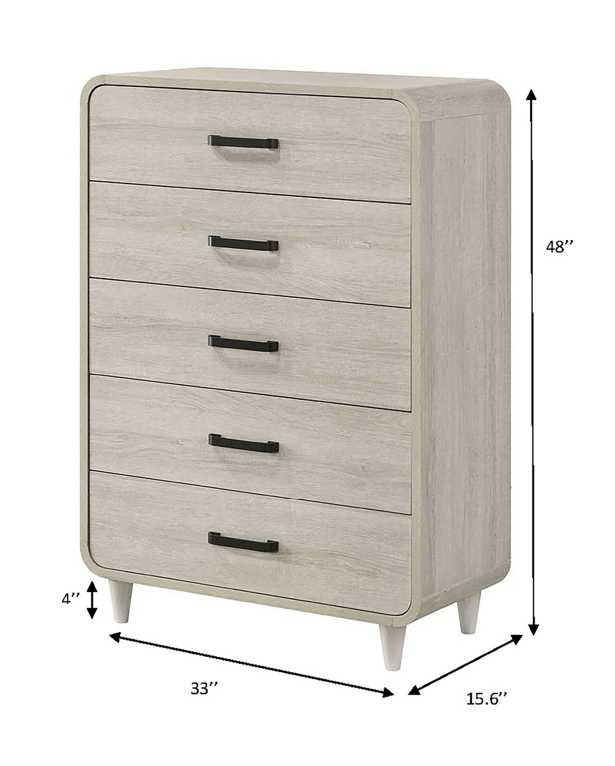 Nyomi White Chest from Crown Mark - Luna Furniture