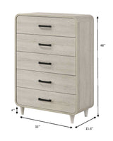 Nyomi White Chest from Crown Mark - Luna Furniture