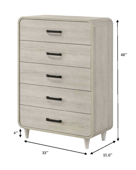 Nyomi White Chest from Crown Mark - Luna Furniture