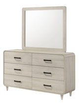 Nyomi White Bedroom Mirror (Mirror Only) from Crown Mark - Luna Furniture
