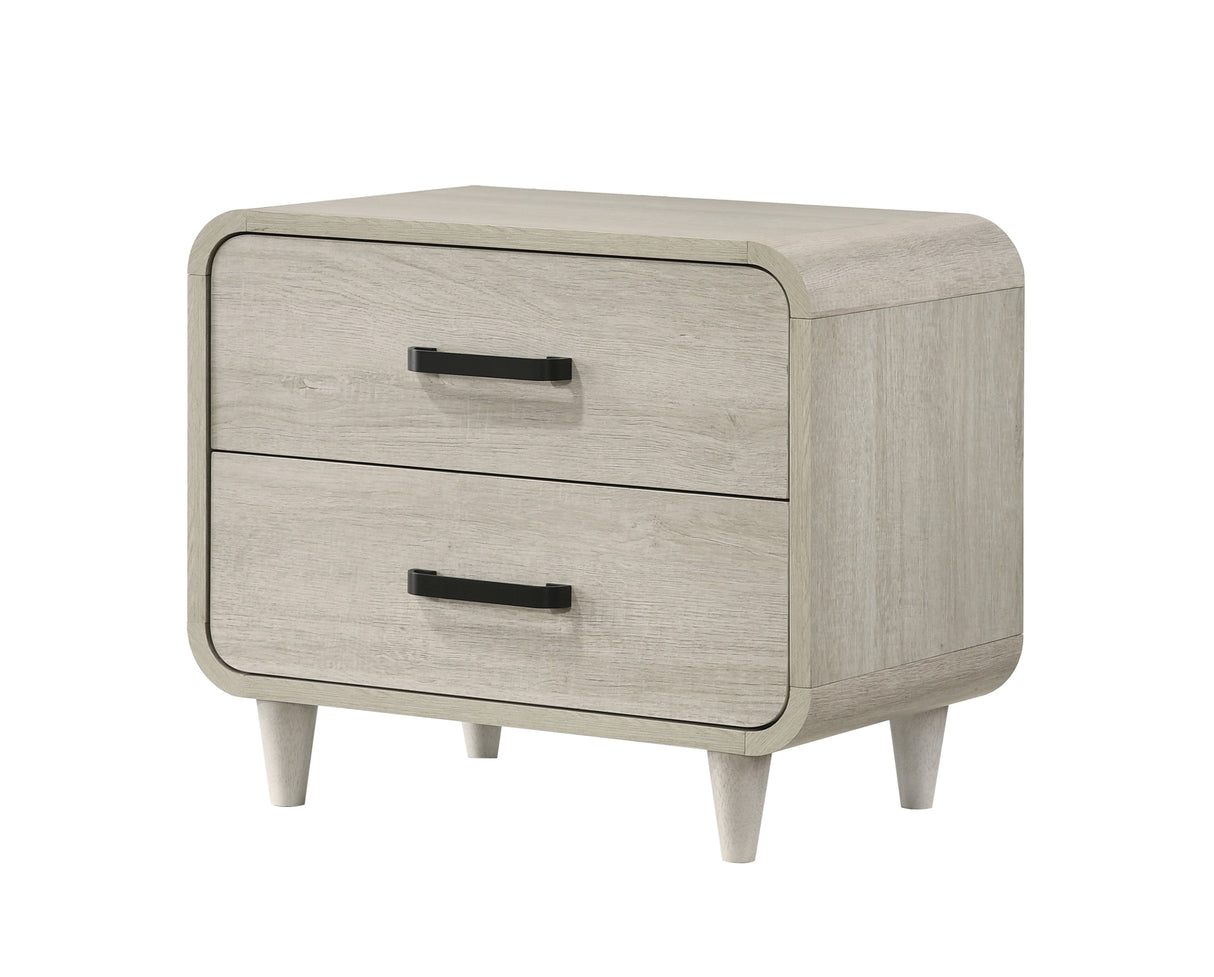 Nyomi White Nightstand from Crown Mark - Luna Furniture