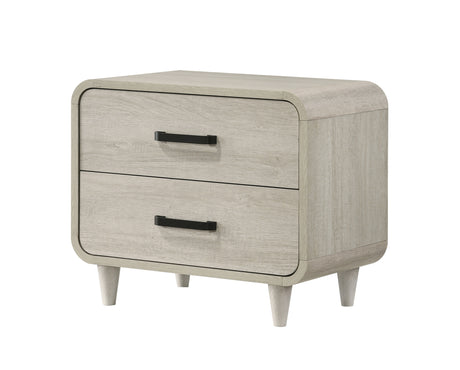 Nyomi White Nightstand from Crown Mark - Luna Furniture