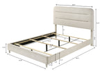Nyomi White Upholstered Bedroom Set from Crown Mark - Luna Furniture