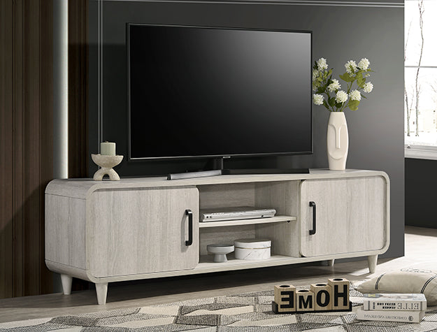 Nyomi White TV Stand – Luna Furniture