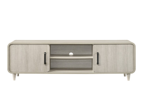 Nyomi White TV Stand from Crown Mark - Luna Furniture