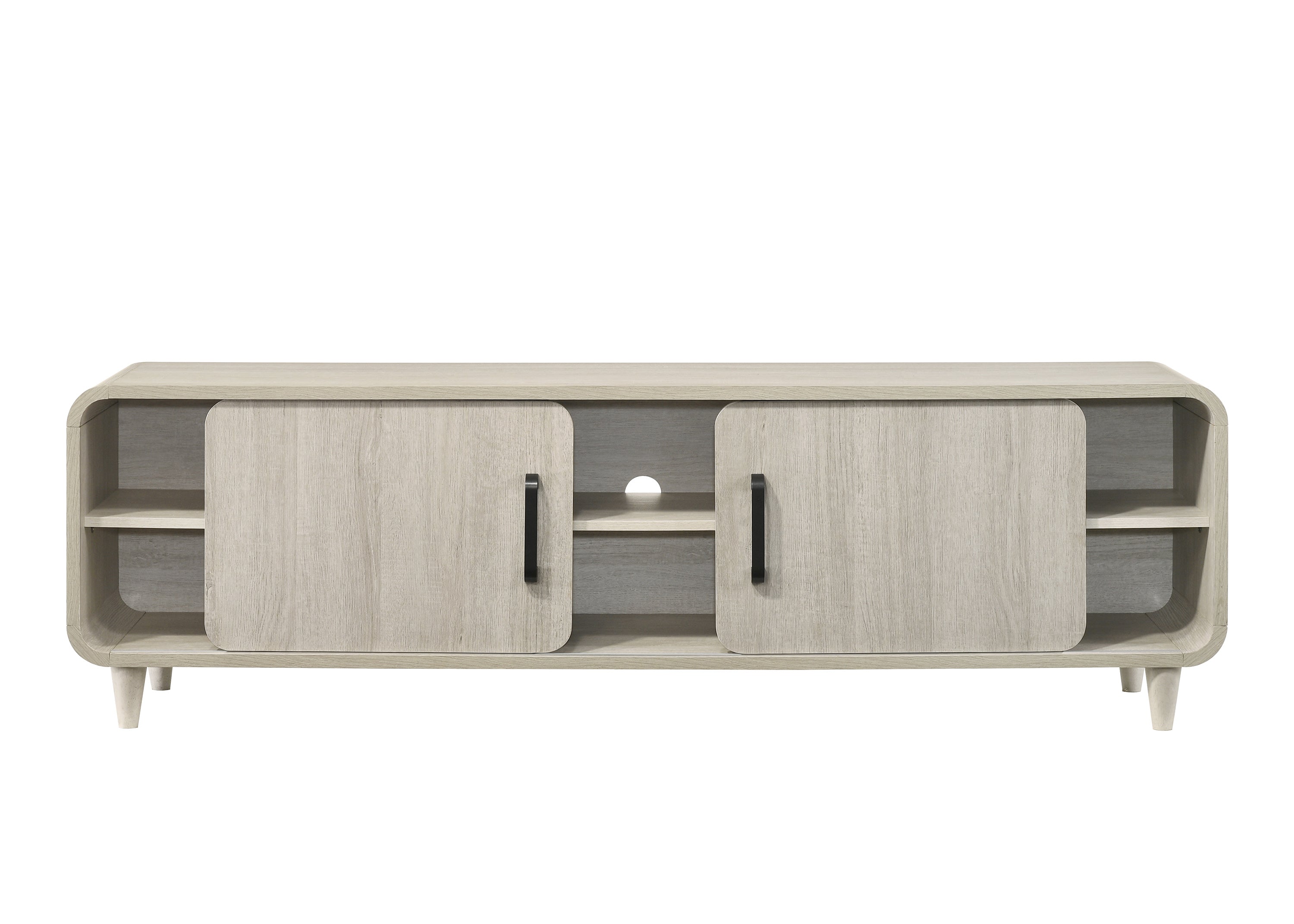 Nyomi White TV Stand – Luna Furniture