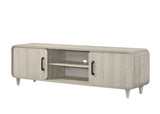 Nyomi White TV Stand from Crown Mark - Luna Furniture