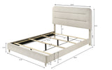 Nyomi White King Bed from Crown Mark - Luna Furniture