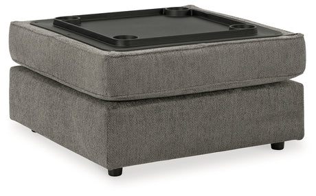 O'Phannon Putty 2-Piece Sectional with Ottoman from Ashley - Luna Furniture