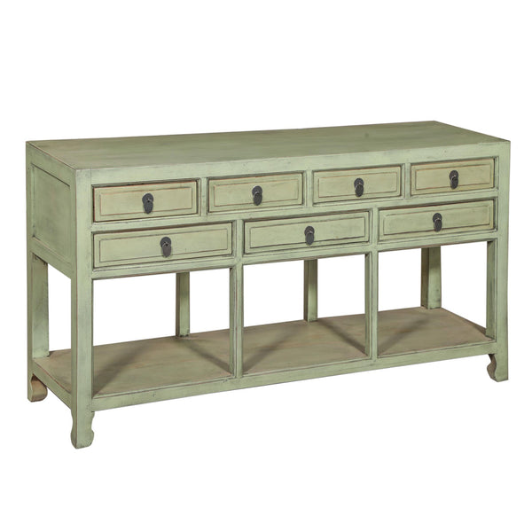 Solid Wood Cabinet with Storage Drawers