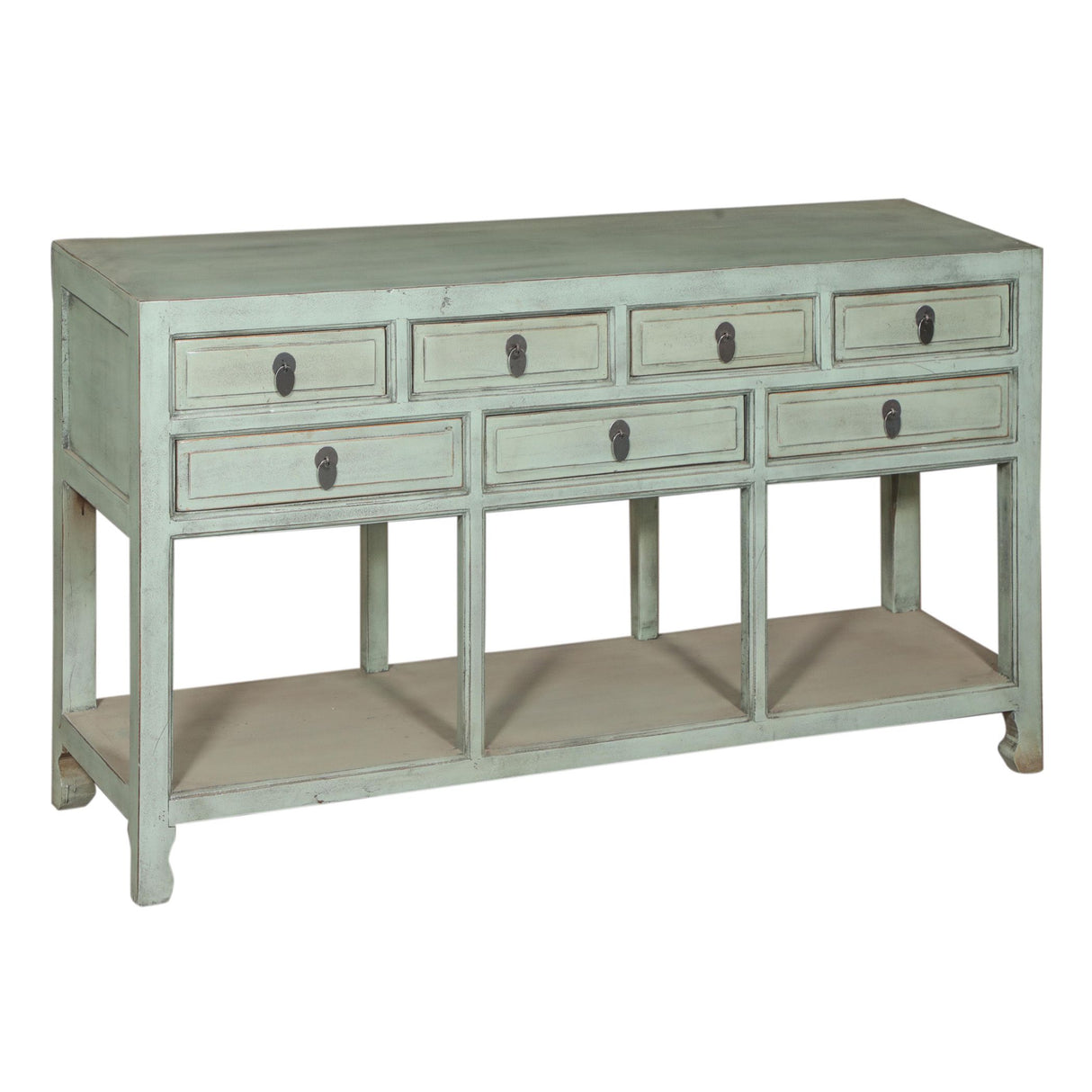 Solid Wood Console Table with Storage Drawers from Home Trends & Design - Luna Furniture