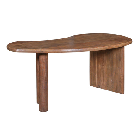 Kidney Bean Shaped Solid Wood Writing Desk from Home Trends & Design - Luna Furniture
