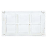 Hand Carved Wood Six Arch Mirror Frame