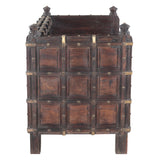 Large Wooden Sofa Crafted from Vintage Stick Box