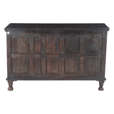 Finely Carved Wood Console Table with Built In Storage from Home Trends & Design - Luna Furniture