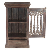 Almirah Cabinet with Cast Iron, One Door and One Drawer