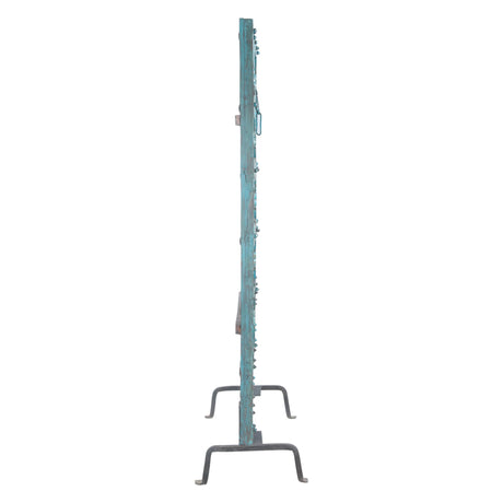 Hand Carved Wood Door on Iron Stand from Home Trends & Design - Luna Furniture