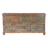 Large Wood Sideboard Crafted from Four Vintage Doors