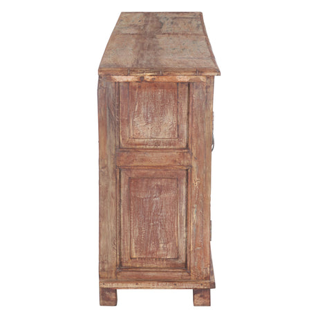 Large Wood Sideboard Crafted from Four Vintage Doors from Home Trends & Design - Luna Furniture