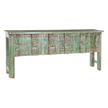 Large Vintage Wood Door Console Table from Home Trends & Design - Luna Furniture
